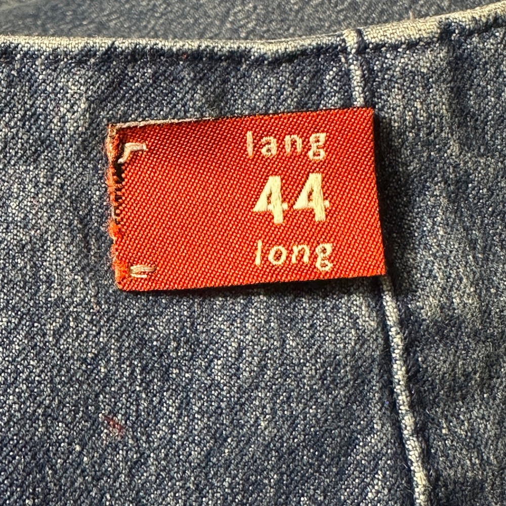 Vintage Vanilia Denim Jeans Womens 30" Waist High Rise Straight Leg Zip Pockets - Picture 13 of 16